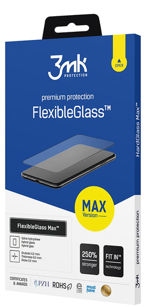 Захисне скло 3MK FlexibleGlass Max для Samsung Galaxy S23 Plus Black (5903108515092) - зображення 1