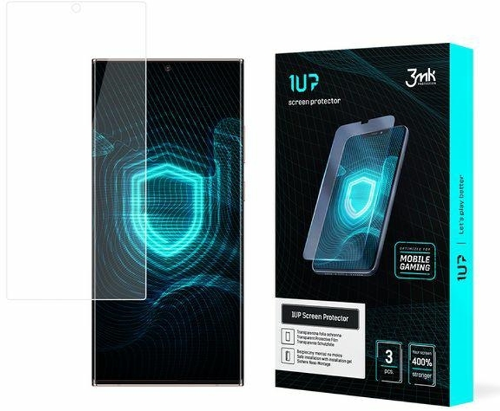 Комплект захисних плівок 3MK 1UP screen protector для Samsung Galaxy Note 20 Ultra 5G (SM-N986) 3 шт (5903108395908) - зображення 1