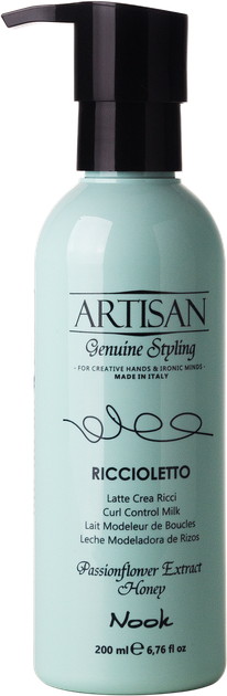 Молочко для локонів NOOK ARTISAN Riccioletto Curl Control Milk, 200 мл - Фото 1 Молочко для локонів NOOK ARTISAN Riccioletto Curl Control Milk, 200 мл - зображення 1