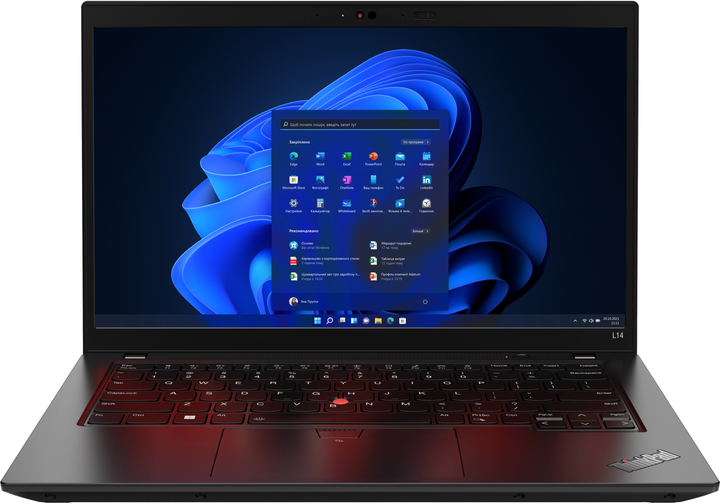 Ноутбук Lenovo ThinkPad L14 Gen 4 (21H5001QPB) Thunder Black - зображення 1