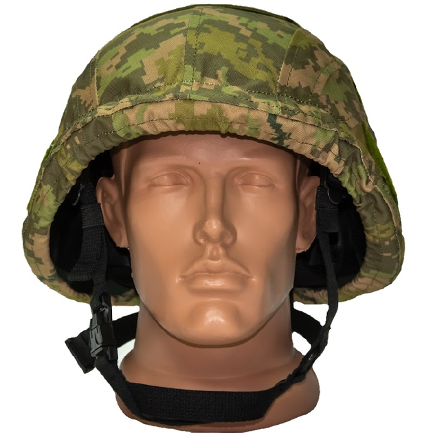 Кавер на шолом з козирком Kirasa Ballistic Helmet KC-HM001 піксель (KI604) S-M - зображення 1