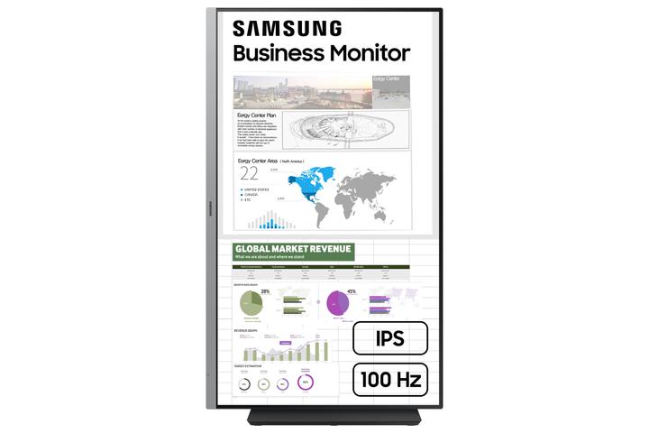 Монітор 27" Samsung Professional LS27C430 (LS27C430GAIXCI) FullHD IPS / 100Hz / SMART Eco Saving / USB Hub / Pivot - зображення 11