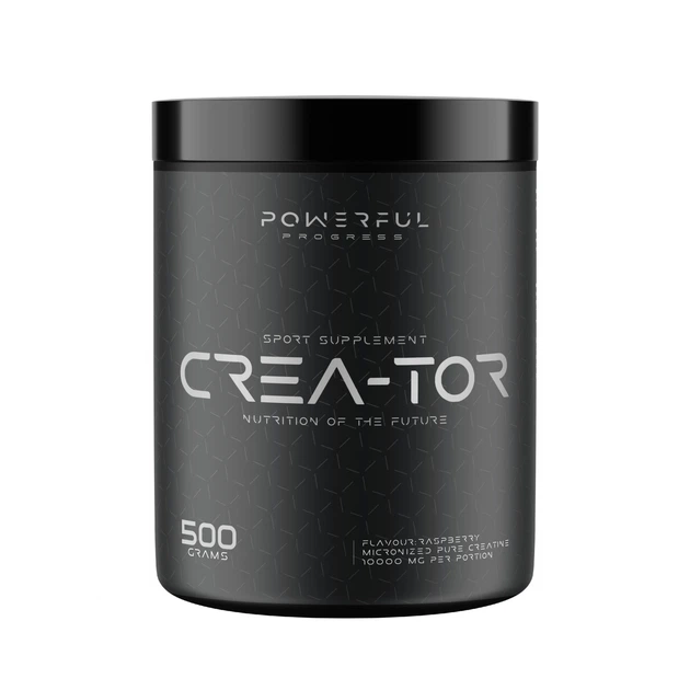 Креатин Powerful Progress Crea-Tor Micronized 500 г Малина - Фото 1 Креатин Powerful Progress Crea-Tor Micronized 500 г Малина - изображение 1