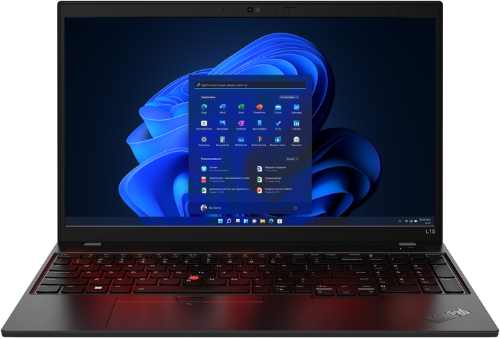 Ноутбук Lenovo ThinkPad L15 Gen 4 (21H7001PPB) Thunder Black - зображення 1