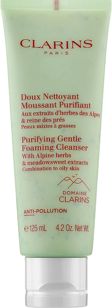 Крем для вмивання Clarins Purifying Gentle Foaming Cleanser 125 мл (3380810427318) - зображення 1