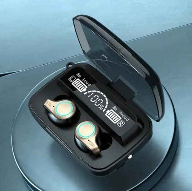 Bluetooth-гарнитура TWS WIRELESS M18 черная, с USB, 2000 мАч купить в ...