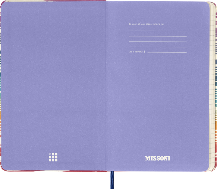 Блокнот Moleskine Limited Missoni середній 13х21 см в лінію Канва (8051575589706) - зображення 5