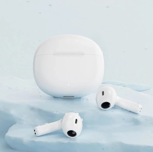 Наушники беспроводные в кейсе Xiaomi QCY T20 белые купить в интернет ...