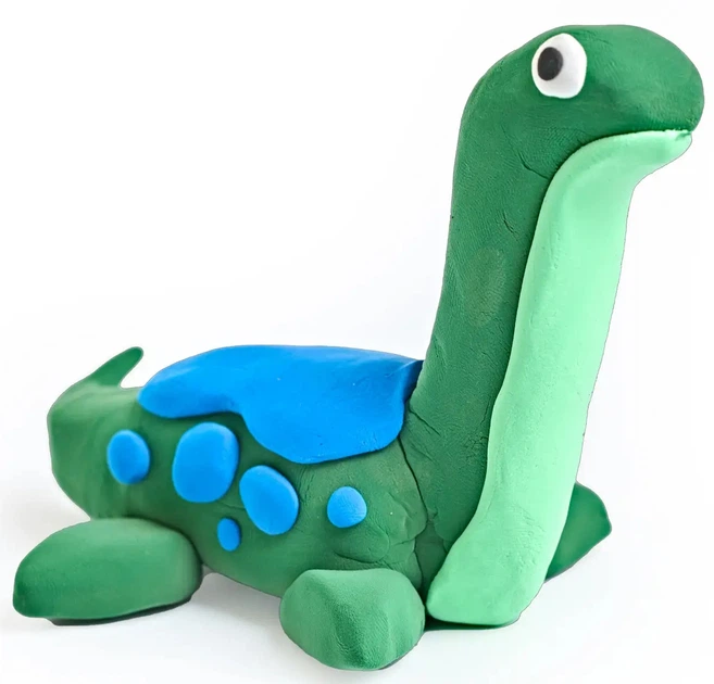 Zestaw masy plastycznej BERGER Kids Clay DINOZAURY 18 pojemniczkow 270 g (8596165040323) - obraz 4