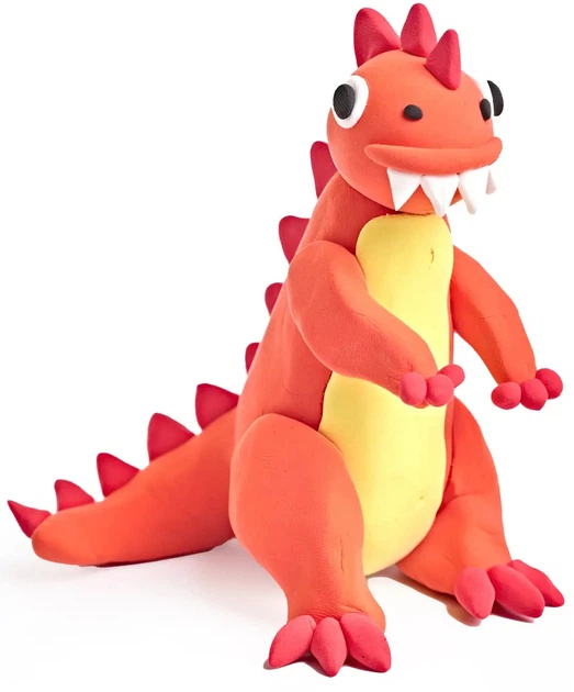 Zestaw masy plastycznej BERGER Kids Clay DINOZAURY 18 pojemniczkow 270 g (8596165040323) - obraz 5