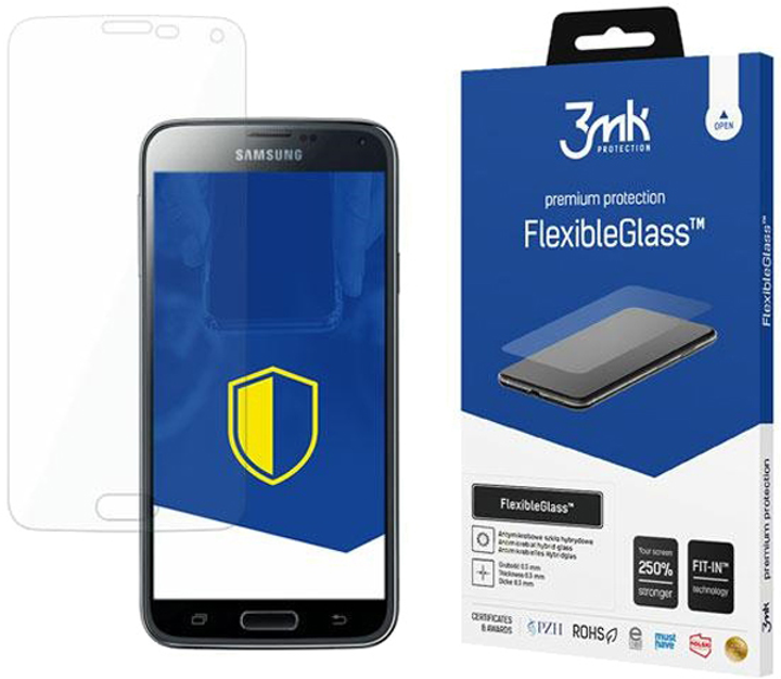 Szkło ochronne 3MK FlexibleGlass do Samsung Galaxy S5 G900 (5901571101125) - obraz 1