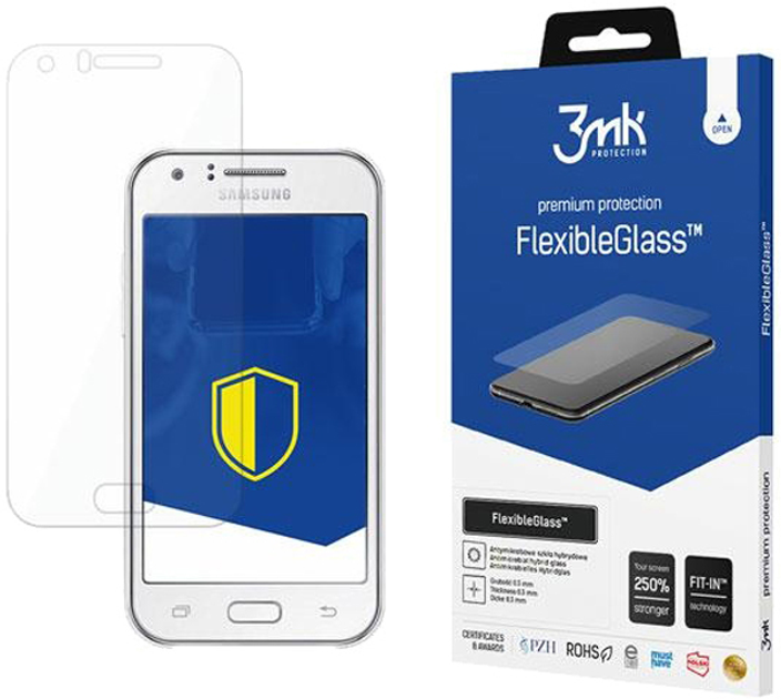 Захисне скло 3MK FlexibleGlass для Samsung Galaxy J1 2016 J120H (5901571130606) - зображення 1