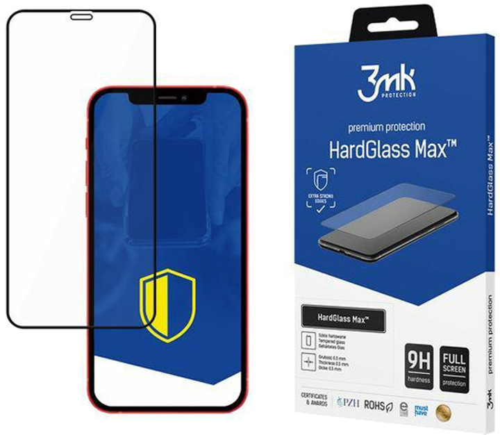 Szkło hartowane 3MK HardGlass do Apple iPhone 12 mini (5903108291729) - obraz 1