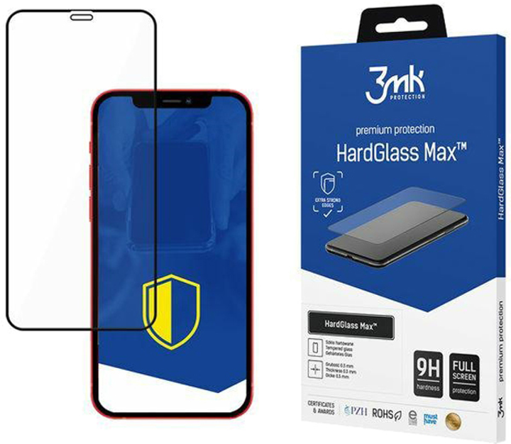 Захисне скло 3MK HardGlass для Apple iPhone 12 Pro Max (5903108291743) - зображення 1