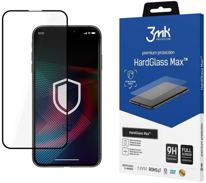 Захисне скло 3MK HardGlass для Apple iPhone 14 (5903108488969) - зображення 1