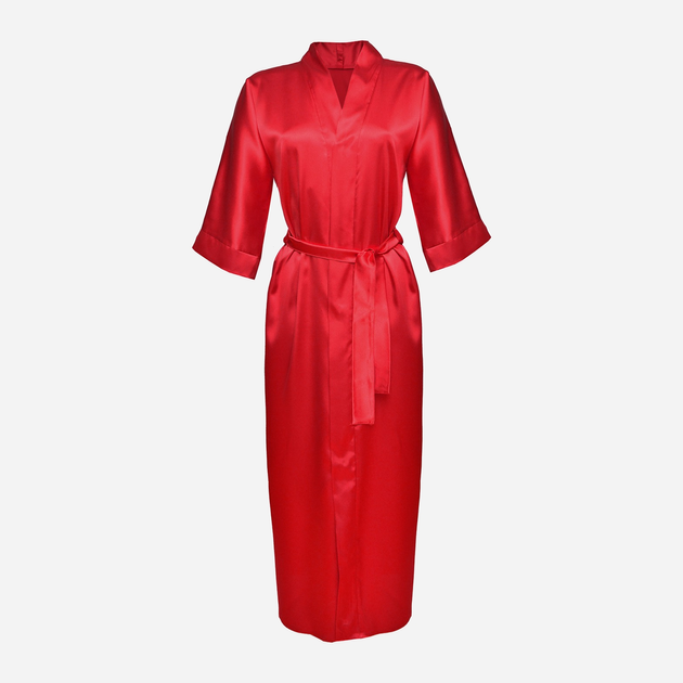 Халат жіночий великого розміру DKaren Plus Size 130 9XL Red (5901780636593) - зображення 2