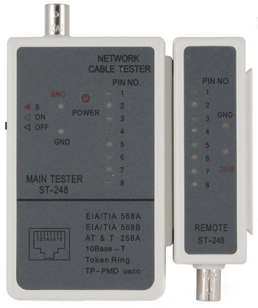 Tester kabli Cablexpert NCT-1 (8716309016919) - obraz 2