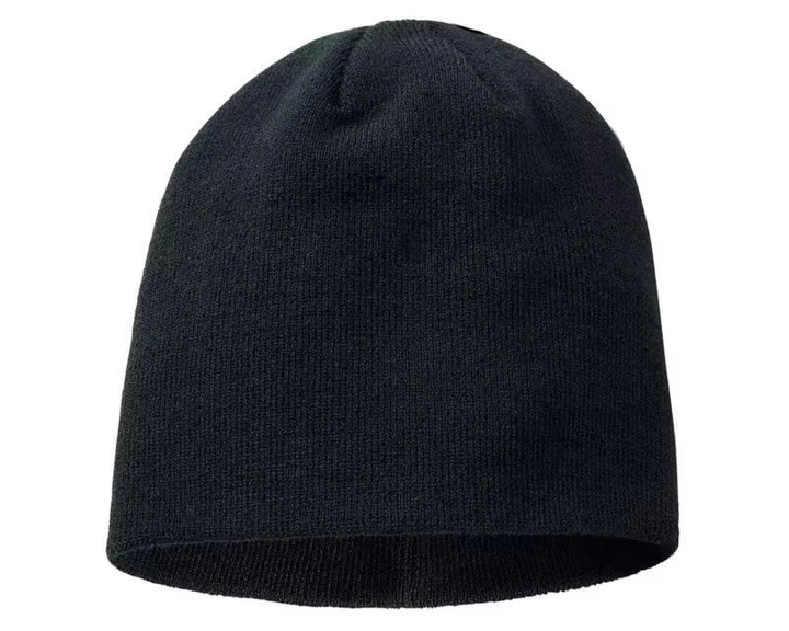 Тактична утеплена,акрилова, зимова шапка Brandit, військова - Чорна - зображення 1
