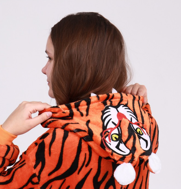 Пижама кигуруми Jamboo Бенгальский тигр XL (175-185 см) - изображение 6