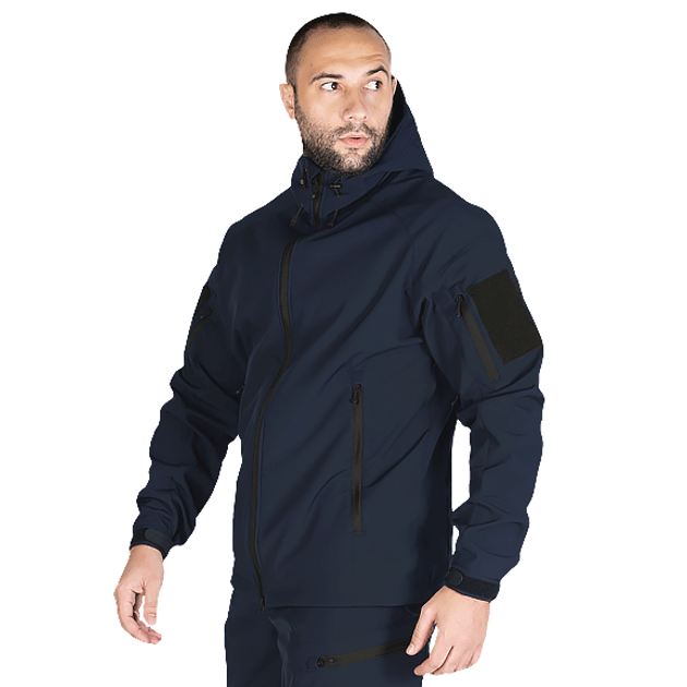 Куртка SoftShell 2.0 Темно-синя Camotec розмір XXL - зображення 2