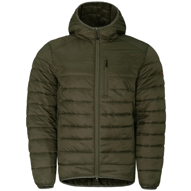 Легкий Пуховик Storm Hood G Loft 150 Olive Camotec розмір XL - изображение 1