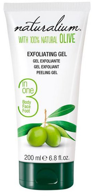 Peeling do ciała Naturalium Exfoliating Gel Natural Olive 200 ml (8436551470863) - obraz 1