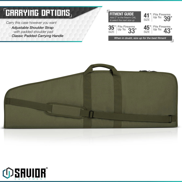 Сумка для гвинтівки SAVIOR THE PATRIOT 36" OD Green - изображение 2