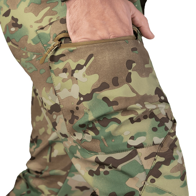 Тактические штаны Camotec CM Stalker SoftShell Multicam XL - изображение 2
