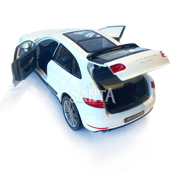 Іграшкова машинка металева WELLY 1:24 PORSCHE MACAN TURBO, порше меган турбо, відкр.двері, багажник, білий, 19*7.5*7см, (24047W) - Фото 6 Іграшкова машинка металева WELLY 1:24 PORSCHE MACAN TURBO, порше меган турбо, відкр.двері, багажник, білий, 19*7.5*7см, (24047W) - зображення 6