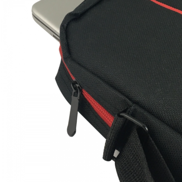 Сумка для ноутбука Esperanza ET192 Salerno 15.6" Черный с красным - изображение 4