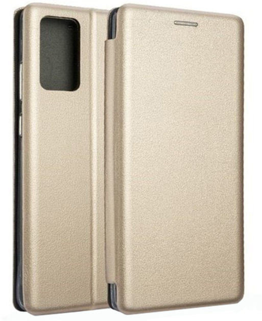 Etui z klapką Beline Book Magnetic do Samsung Galaxy Note 20 Ultra Gold (5903657574700) - obraz 1