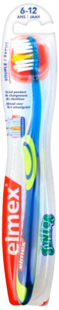 Szczoteczka do zębów dla dzieci Elmex Junior Toothbrush 1 szt (7610108049950) - obraz 1