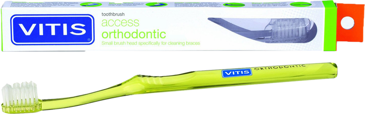 Szczoteczka do zębów ortodontyczna VITIS Orthodontic Access Toothbrush (8427426008380) - obraz 1
