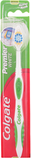 Щітка для зубів Colgate Premier White Medium Toothbrush 1 Unit (8714789733487) - зображення 1