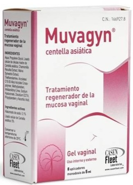 Płyn do higieny intymnej Casen Recordati Muvagyn Centella Asiatica 5 ml (8470001669278) - obraz 1