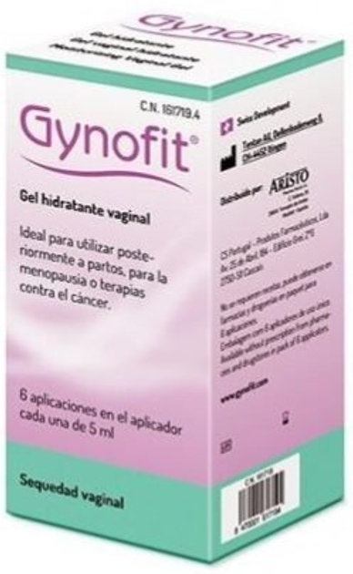 Żel do higieny intymnej Aristo Gynofit Gel Hidratante Vaginal 6 zastosowań (8470001617194) - obraz 1