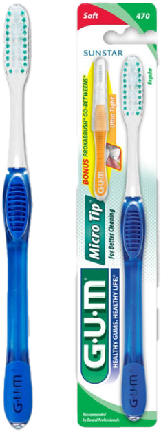 Szczoteczka do zębów Gum Micro Tip Cepillo Dental Suave Tamano Pequeno (70942504713) - obraz 1