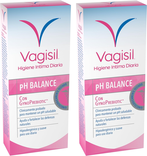 Żel do higieny intymnej Vagisil Duplo Gynoprebiotic Higiene Intima 2 x 250 ml (8413853720018) - obraz 1