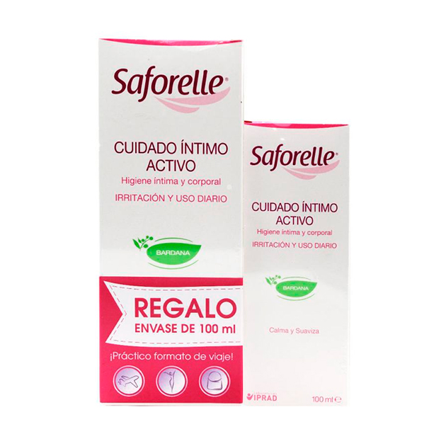 Гель для інтимної гігієни Saforelle Intimate Care 250 мл + 100 мл Free (8470005600017) - зображення 1