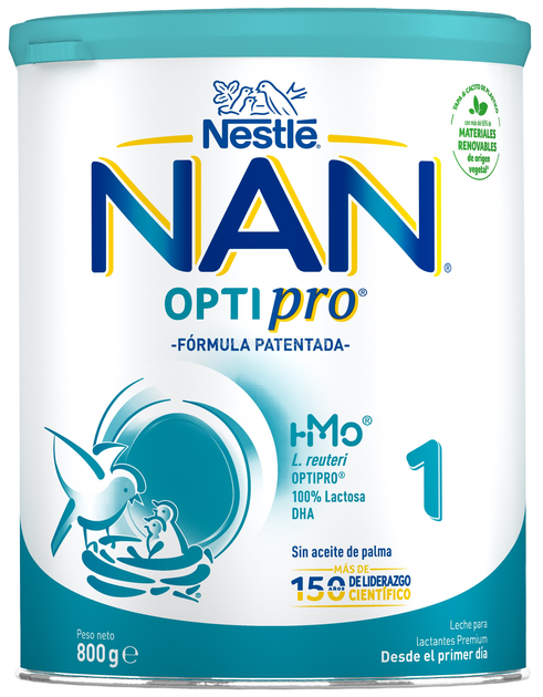 Mleko w proszku Nestle Nan 1 Optipro Leche Inicio 800 g (7613032849283) - obraz 1