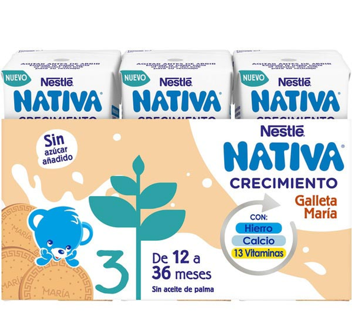 Молочна суміш Nestle Junior Crecimiento +1 año Galleta María 3 x 180 мл (7613038912301) - зображення 1