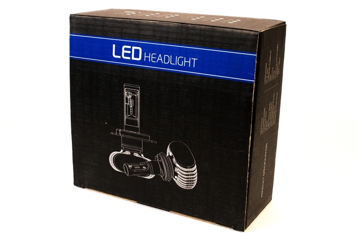 Комплект LED ламп HeadLight S1 H3 4000lm с радиатором - изображение 2