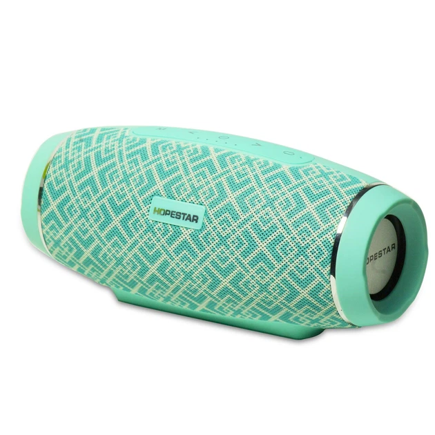Портативна бездротова колонка Bluetooth Hopestar H27 mint - Фото 1 Портативна бездротова колонка Bluetooth Hopestar H27 mint - зображення 1