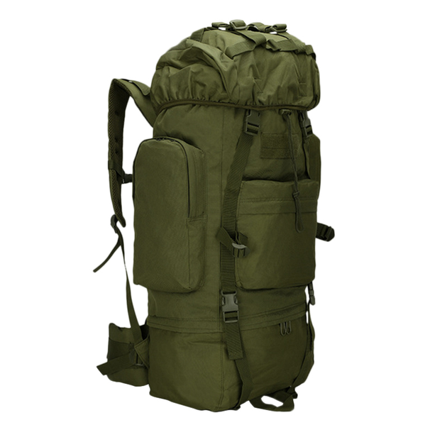 Рюкзак тактический AOKALI Outdoor A21 Green армейская сумка 65L - изображение 1