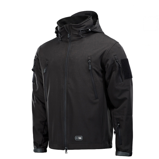 M-Tac куртка Soft Shell з підстібкою Black S - зображення 1