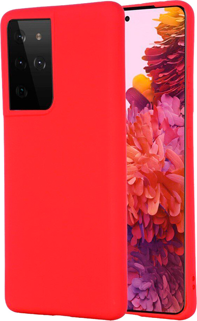 Etui plecki Beline Candy do Samsung Galaxy S21 Ultra Red (5903919064079) - obraz 2