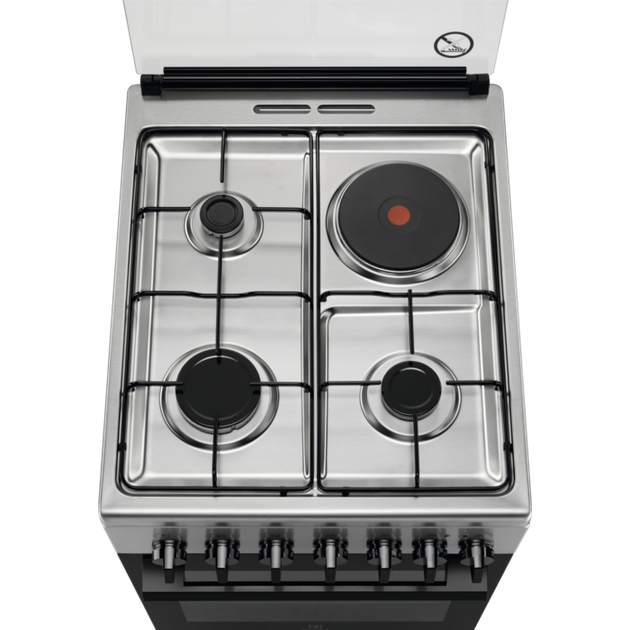 Плита комбинированная Electrolux LKM520000X - изображение 2