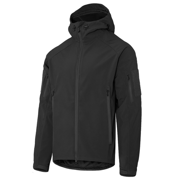 Тактическая куртка Camotec CM Stalker SoftShell Черная 2XL - изображение 1