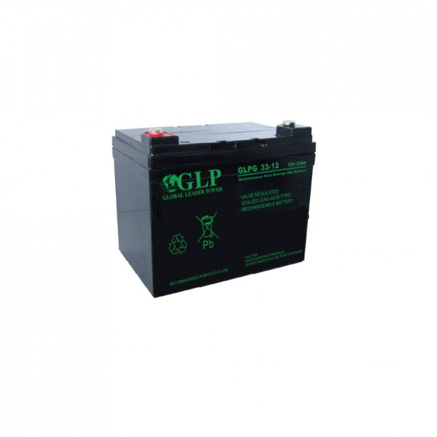 Батарея до ДБЖ GLPG GEL 12V-33Ah Deep Cycle (GLPG 33-12) (154597) - зображення 1