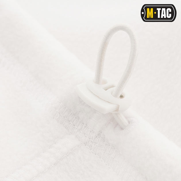 M-Tac шарф-труба Elite короткий з затяжкою фліс (270г/м2) White S/M - зображення 1